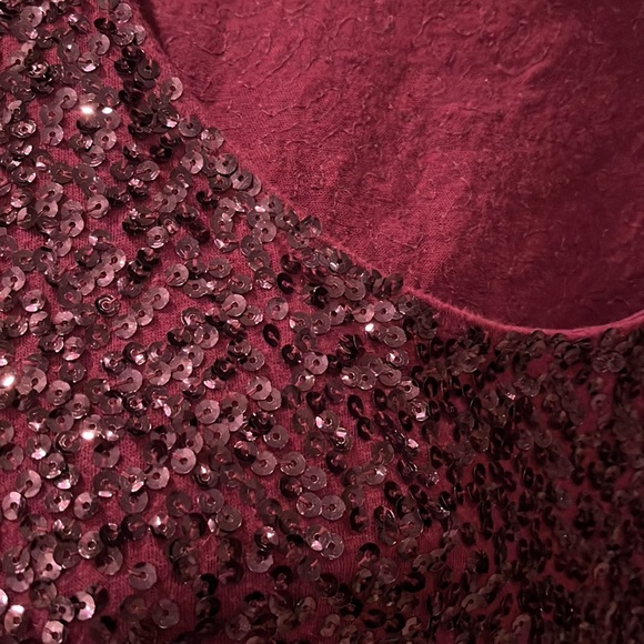 J Crew Sequin Purple T shirt - Picture 8 of 8